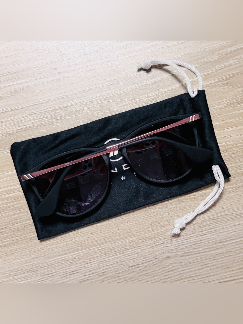 Blenders Eyewear Rose Theater Polarized Sunglasses (Matte Black/Pink Mirror) - Picture 6 of 7